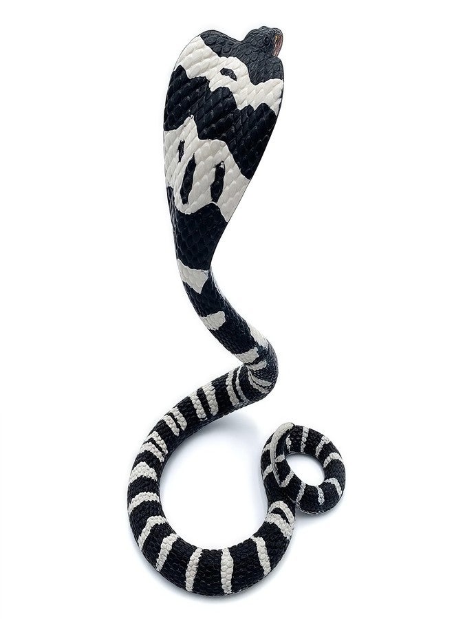 Higherbros Snake Toys Scary Prank Cobra Animal Figures Gag Gifts Halloween Decorations for Children's Animal Figurines Toys for Home and Garden Decorating - Image 4